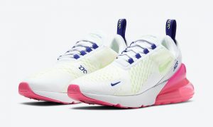 Nike Air Max 270白色蓝色绿色粉色DH0252-100发售日期