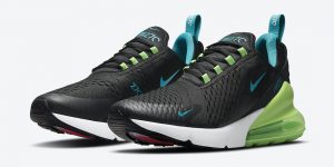 Nike Air Max 270 Black Neon Green Blue Pink DJ5136-001发售日期