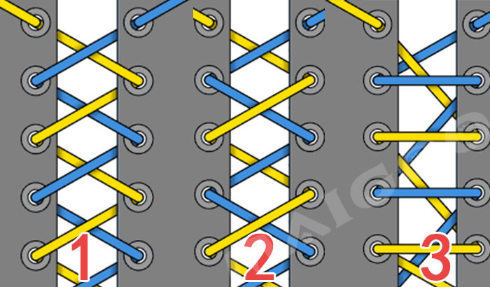 运动鞋鞋带的系法图解 运动鞋系鞋带的24种花样插图