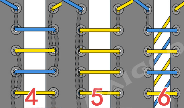 运动鞋鞋带的系法图解 运动鞋系鞋带的24种花样插图1
